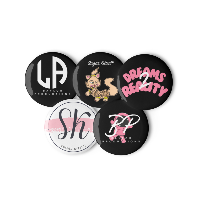 BP Official Team Set of pin buttons