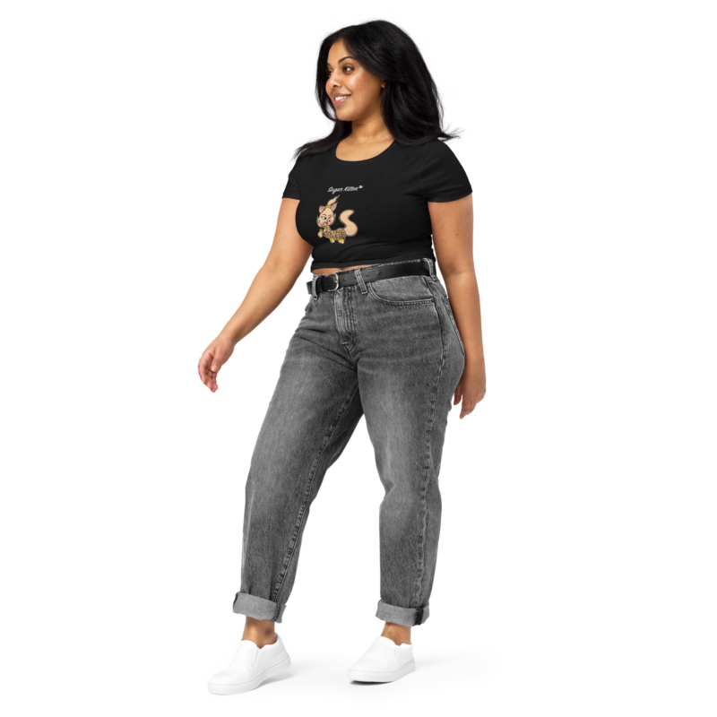 Sugar Kitten Women’s Crop Tee